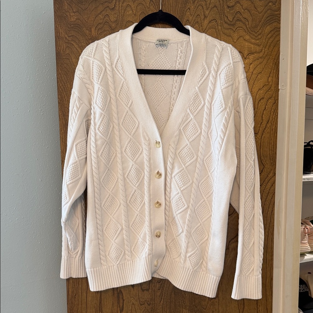 Sunday Best Cable Knit Cardigan